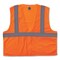Ergodyne GloWear 8210Z Class 2 Economy Mesh Vest, Polyester, Orange, 2X-Large/3X-Large 21047 - alternate 3